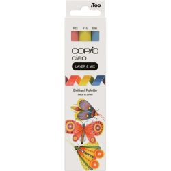 COPIC Marker Ciao 220750303 Brilliant Palette 3 St&uuml;ck