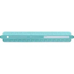 FABER-CASTELL Lineal 15cm 172015 Sparkle, bruchsicher