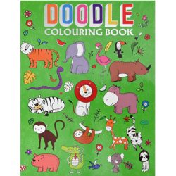 ROOST Malbuch Doodle A4 B212 2 St&uuml;ck assortiert