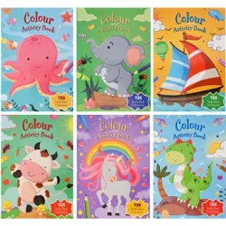 ROOST Aktivit&auml;ten- und Malbuch A4 B903 6 St&uuml;ck assortiert