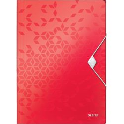 LEITZ Eckspannermappe WOW A4 4599-00-26 rot