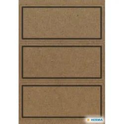 HERMA Etiketten Home 82x36mm 15754 aus Silphie-Papier 12 St&uuml;ck