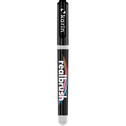 KARIN Real Brush Pen 0.4mm 33Z000 Pigment, weiss
