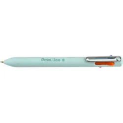 PENTEL Kugelschreiber iZee 1mm BXC470-LC hellblau, 4 Schriftfarben