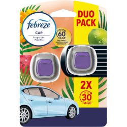 FEBREZE Auto Lufterfrischer 972121 Tropische Fr&uuml;chte Duo