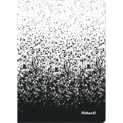 PELIKAN Notizbuch A5 300002306 kariert schwarz/weiss
