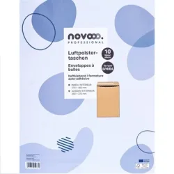 NOVOOO Luftpolstertasche Recycled E-1712130 braun, 270x360mm 10 St&uuml;ck