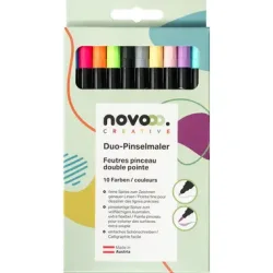 NOVOOO Duo-Pinselmaler 31473 assortiert 10 St&uuml;ck