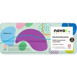 NOVOOO Deckfarbkasten 93933-0008 12 Farben