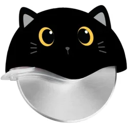 I-TOTAL Pizzaschneider 10cm XL2789 Black Cat