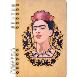 KOMONI Notizbuch Frida Kahlo A5 FRI-FACE5G liniert 90 Blatt