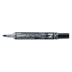 PENTEL Whiteboard Marker MAXIFLO 4mm MWL5SBF-AX schwarz, Flex Feel
