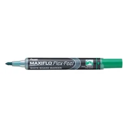 PENTEL Whiteboard Marker MAXIFLO 4mm MWL5SBF-D gr&uuml;n, Flex Feel