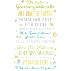 ABC Gl&uuml;ckwunscharte Genesung B6 52300 Gute Ratschl&auml;ge