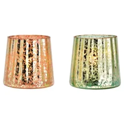ROOST Windlicht aus Glas 10cm 10040322 assortiert