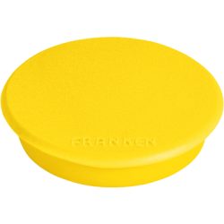 FRANKEN Haftmagnete 24mm HM20 04 gelb 10 St&uuml;ck
