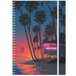 SIMPLEX Schüleragenda Emotions 26/27 500213.27 1W/2S 17M BeachHouse 14.8x21cm