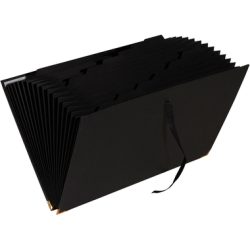 EXACOMPTA F&auml;chermappe Officebyme A4 58601E schwarz 18-teilig 24x34x4cm