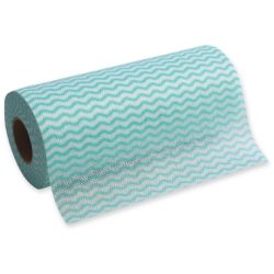 HYGOCLEAN Reinigungstuch 20x40cm 930.2 gr&uuml;n, weiss 1 Rolle/50 Blatt