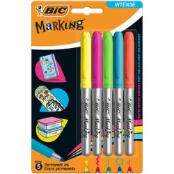 BIC Permanent-Marker Marking Intense 5