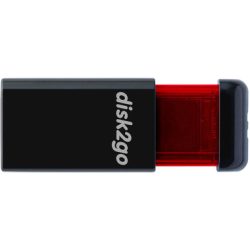 DISK2GO USB-Stick qlik edge 256GB 30006727 USB 3.1 red