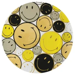 NEUTRAL Teller Smiley 23cm 9914440 Rund, Papier 8 St&uuml;ck