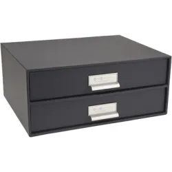BIGSO BOX OF SWEDEN Schubladenbo 15752000 Birger 2 Schubl. d.grau
