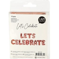 I AM CREATIVE Folienballon, Celebrate, 35cm 6010.94 rosa
