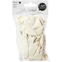 I AM CREATIVE Luftballons, weiss 6010.71 20 St&uuml;ck