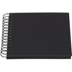 R&Ouml;SSLER Fotoalbum 1329452705 18x18cm, schwarz/schwarz