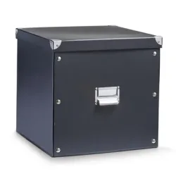 ZELLER Aufbewahrungsbox 17635 33.5x33x32cm schwarz