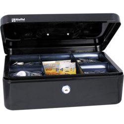 RIEFFEL Geldkassette Valorit VTGK4SCHW 10x30x21,7cm schwarz