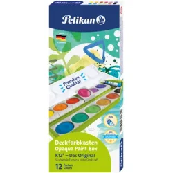 PELIKAN Farbkasten K12 701310 gr&uuml;n 12 Farben