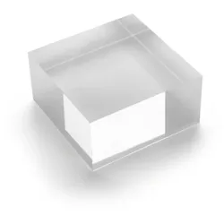 DEFLECTO Acrylblock 100x50mm AB350 transparent poliert
