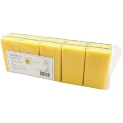 WEITACLEAN Padschwamm 152x85x43mm 5028029 gelb, kratzend 10 St&uuml;ck