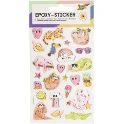 FOLIA Epoxy-Sticker 10x15cm 16301 Summer