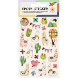 FOLIA Epoxy-Sticker 10x15cm 16303 Alpaca