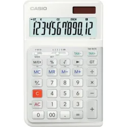 CASIO Tischrechner JE-12E-WE weiss