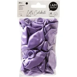 I AM CREATIVE Ballons Metallic Mix 27cm 6010.83 lavendel 20 St&uuml;ck