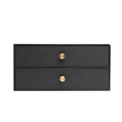 EXACOMPTA Schubladenbox OfficeByMe A4+ 30601E 2 Schubladen, schwarz