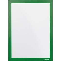 MAGNETOPLAN Magnetrahmen A4 1131905 selbstklebend, gr&uuml;n 2 Stk.
