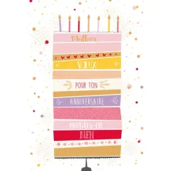 ABC Geburtstagskarte FR A4 53371 Torte