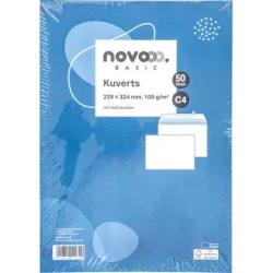 NOVOOO Couvert o/Fenster C4 731512 100g, weiss 50 St&uuml;ck