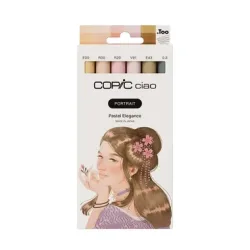 COPIC Marker Ciao Portrait Set 22075582 Pastel Elegance 6 St&uuml;ck