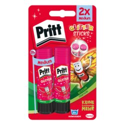 PRITT Klebestift Glitter 2x20g 45-900-244 pink