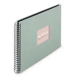 Hama Spiral Album Fine Art salbei 36x32cm 50 schwarze Seiten