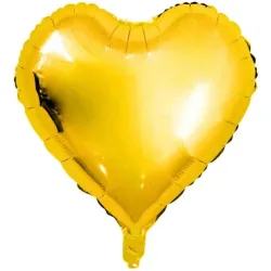 RICO DESIGN Folienballon 36cm 81000.00.75 Herz gold