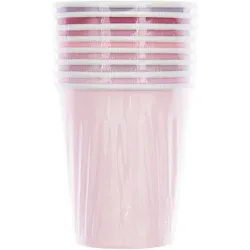 RICO DESIGN Papbecher 250ml 401002 Rosa Mix 8 Stück