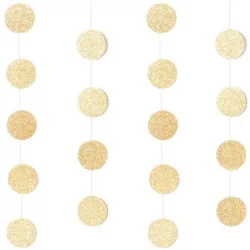 RICO DESIGN Girlande 2m 99001.84.77 Gold glitzer