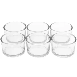 RICO DESIGN Teelichtgläser Set 5.2x3.3cm 500316 6 Stück